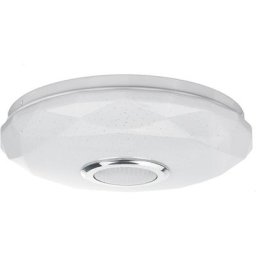 Plafonnier led rgb dimmable avec télécommande de haut-parleur de musique Bluetooth