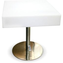 Table Lumineuse Carré Rechargable Extérieur 60 cm