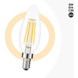 Barcelona Led - Ampoule led E14 5W Filament Clear Blanc Neutre - Blanc Neutre