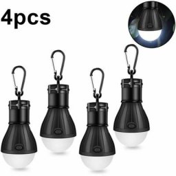 Lampe de lanterne de tente à led, éclairage de secours, ampoule portable étanche à piles pour la