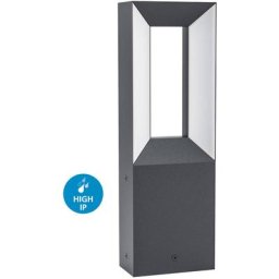 Mur lumière extérieure lumière blanche RIFORANO L: 11 B: 6 H: 34cm IP44 3000K