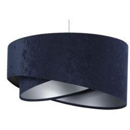 Lampe suspendue Galaxy bleu marine, argent 1 x E27 ø 50cm h: 105cm Dimmable