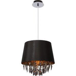 Suspension - 1xE27 - Noir Lucide dolti