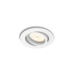 Philips - Spot Downlight Rond Enneper Coupe ø 70mm Blanc - Blanc