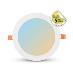 Plafonnier led slimy - cct 15W Ø190 mm dimmable - cct