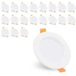 Tolletour - Spot encastrable led 5W blanc froid 400LM 3200K set spot encastrable plafonnier 220V