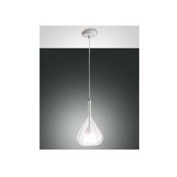 Lila led suspension en métal et verre borosilicaté transparent 3481-40-241 Fabas Luce