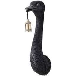 Light&living - Applique de pared Ostrich Noir - Plastique - 3224ZW - Noir