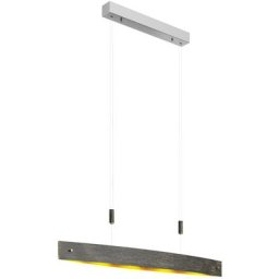 Led Suspension (Avec variateur d'intensité tactile) à intensité variable 'Lio' en métal pour salon
