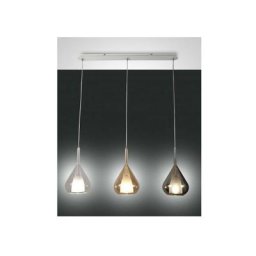 Lila led suspension en métal et verre borosilicaté 3481-48-297 Fabas Luce