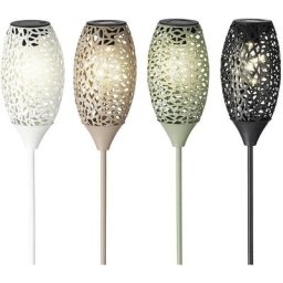 Lampe torche micro led solaire blanc chaud ø11x94cm
