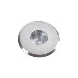 Downlight LED 1W rond ∅42mm Aluminium - Blanc Chaud 3000K