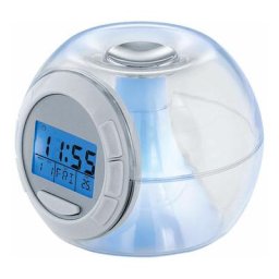 Eglo - légant réveil led table de nuit rvb horloge couleur changeante tons naturels 75209