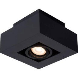 Spot plafond - 1xGU10 - Noir - Lucide XIRAX