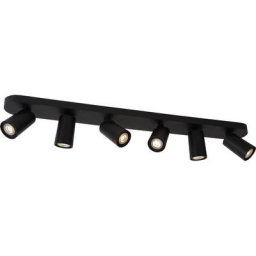Spot plafond - 6xGU10 - Noir - Lucide XYRUS