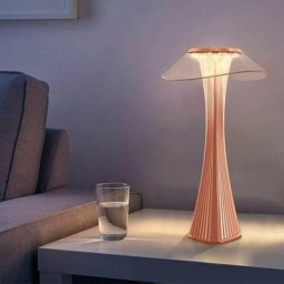 Lampe de table usb dimmable Lampe de chevet rechargeable - Rose led lampe nuit tactile 3W lampe à