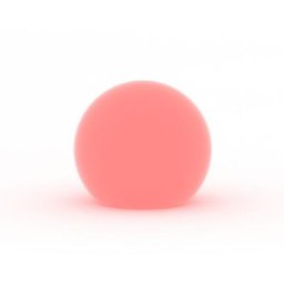 Lampe à poser ronde boule sphérique mod. Hoop ø 70 cm Lumière Rouge avec alimentation par Câble