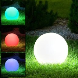 Lampe boule enfichable boule de jardin lumière led télécommande boule solaire pour l'extérieur 30