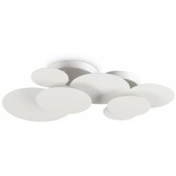 Cloud Plafonnier décoratif Circles Blanc 74cm 3000K - Ideal Lux
