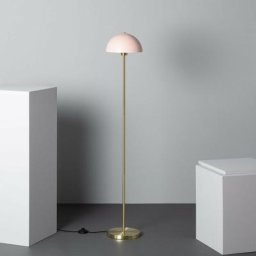Lampadaire Métal et Verre Klimt Rose Pastel - Rose Pastel