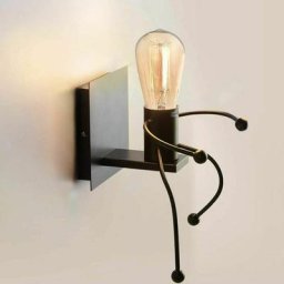 Applique Murales Lumière industrielle Créatif Lampes Intérieur rétro Iron Art déco E27 Base pour