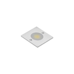 SPOT LED COB CARRE BLANC FROID 1 DIODE LED COB 3W 280LM 60x60x5MM CONNECTEUR MINI AMP