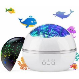 Nouveau projecteur de veilleuse pour enfants, veilleuse ciel étoilé / animal marin, projecteur