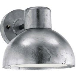 Lampe de paroi extérieure entrimo galvanisé blanc l: 20 cm h: 18,5 cm d: 23,5cm IP44