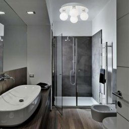 Plafonnier Salle de Bain Global 4x2,5W G9 Chrome - Gris