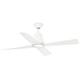Faro typhoon - Ventilateur de plafond led blanc avec moteur cc intelligent - Télécommande incluse,