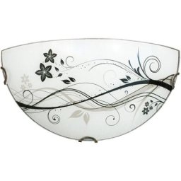 Lumicom - lotus applique 32X16 cm verre 1 x E27