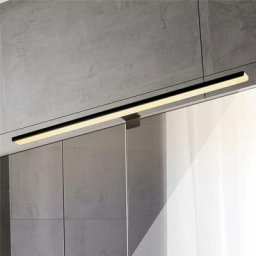 8W Lampe Miroir Salle de Bain led 60cm 680lm 3000K Blanc Chaud, Lampe Armoire de Toilette IP44, 3