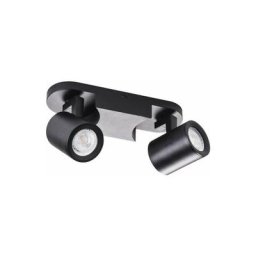 Applique saillie pour 2 ampoules GU10 - Noir