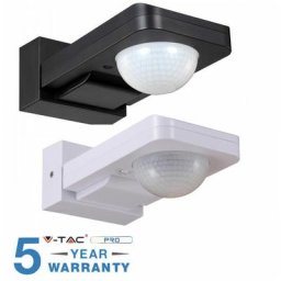 Détecteur de mouvement infrarouge crepusculaire 360° détecte la présence lumière pir V-tac White