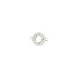 Ohm-easy - Support encastrement spot led orientable metal blanc