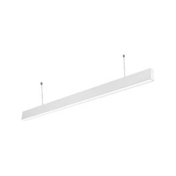Silumen - Suspension Linéaire led 120cm 40W blanc - Blanc Froid 6000k - 8000k Blanc