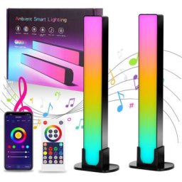 Smart led Lampe, Lampe Connectée avec 16 Modes Dynamiques et Modes de Synchronisation de la