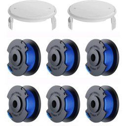 8 Pack Bobine Fil Coupe Bordure remplacements pour Ryobi One + AC14RL3A 18v 24v 40v Coupe Bordures,