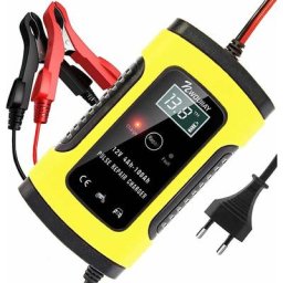 Chargeur de Batterie Auto 6A / 12V Chargeur de Batterie Intelligent lcd Écran avec Protections