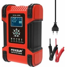 Chargeurs de batterie de voiture 12V/12A 24V/6A Chargeurs de batterie intelligents entièrement
