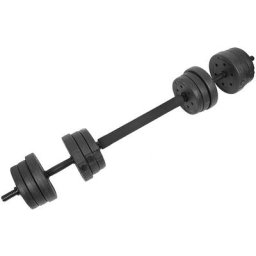 Yongqing - 20kg fitness training adjustable with connecting bar 2 in 1 dumbbell set muscle building
