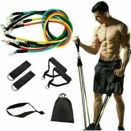 Fitness Elastiques Kit, Bande de Résistance Set, Bands de Fitness Elastique Musculation 5 Bandes de
