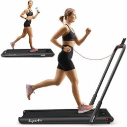 Tapis de Course Pliable Électrique avec Écran, Bluetooth Haut-Parleuret Télécomode, Tapis de Marche