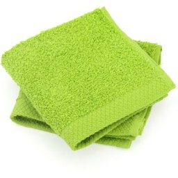 Linnea - Serviette invité pure 550 g/m2 30x30 cm - Vert Pistache