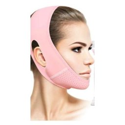 Masque amincissant 1 pièce, réutilisable, élimine le double menton, visage en V, lifting rose MNS