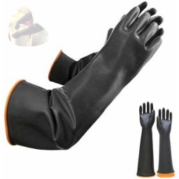 Blue Dream - Gants en latex résistant aux produits chimiques gants de protection longs en