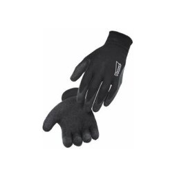 Lot de 10 paires de gants Prosur polyester enduits latex finition crêpée jauge 13 noir Singer