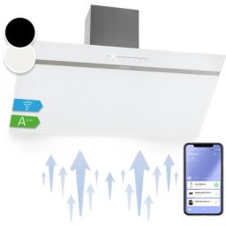 Klarstein - Hotte aspirante Ava 90 cm 515 m³/h - cee a++ - Mode d'extraction - Contrôle par app