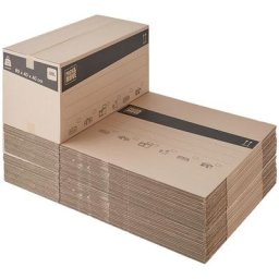 Lot de 40 cartons de déménagement 128L - 80x40x40cm - Made in France - 70% FSC certifé - Charge max
