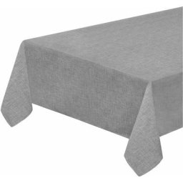Nappe en Coton Ourlé Pour Cuisine Mou Tendre Couleur Pastel Unie Gris Anthracite - 135x180 cm